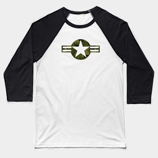 Military Camouflage Symbol Baseball T-Shirt